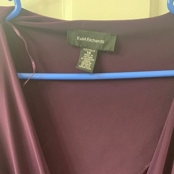 R & M Richards Purple Midi Dress - Picture 3 of 3